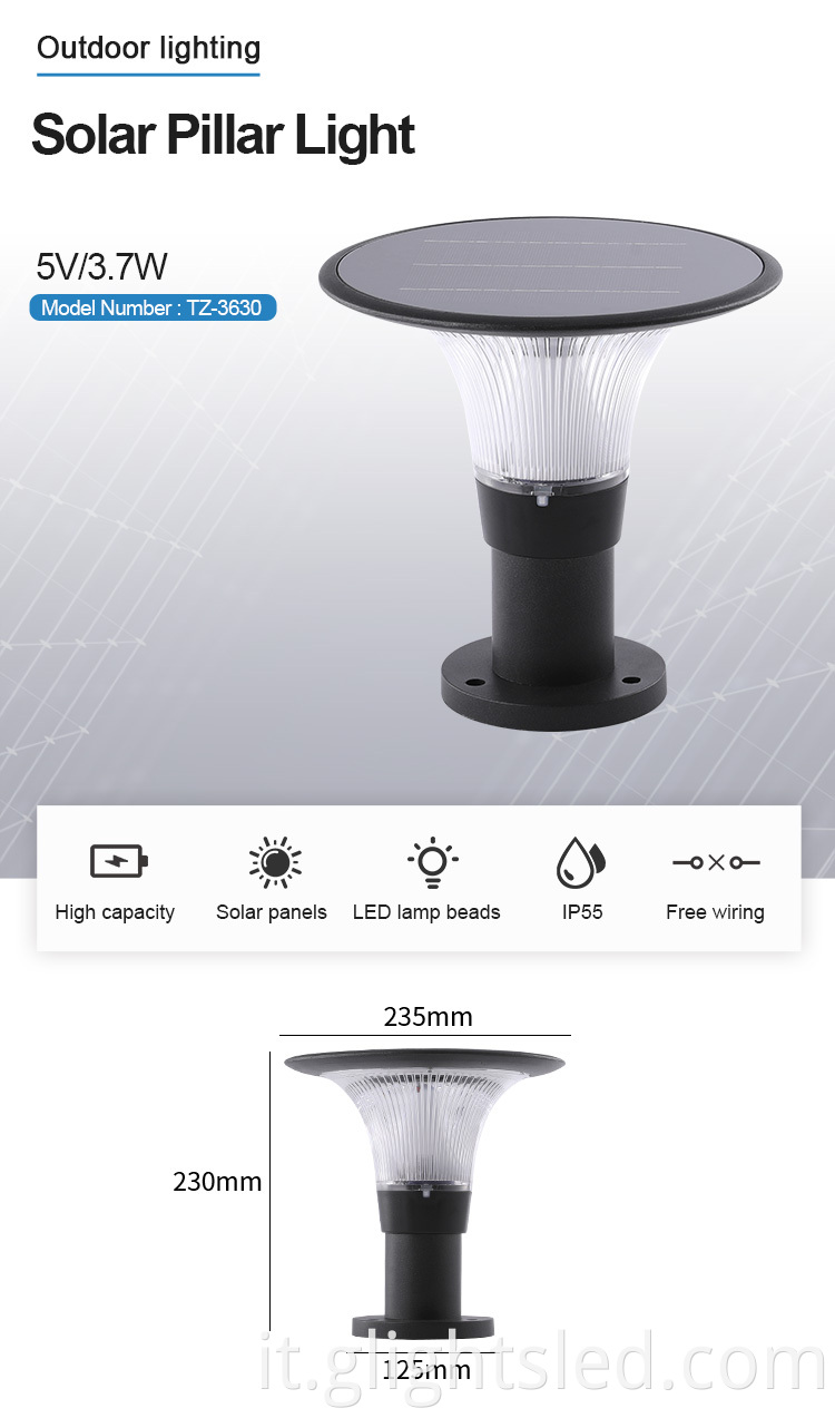 solar garden light